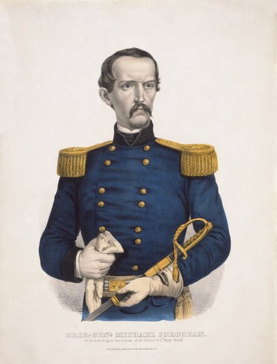 Brig.-Gen. Michael Corcoran - of the Irish Brigade late colonel of the gallant N.Y. Sixty Ninth, pub. 1860 by American School